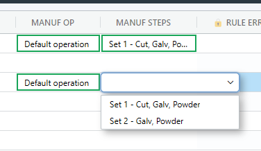 Selecting routing combinations