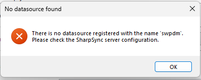 no source is configure