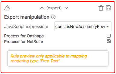 "Export manipulation"